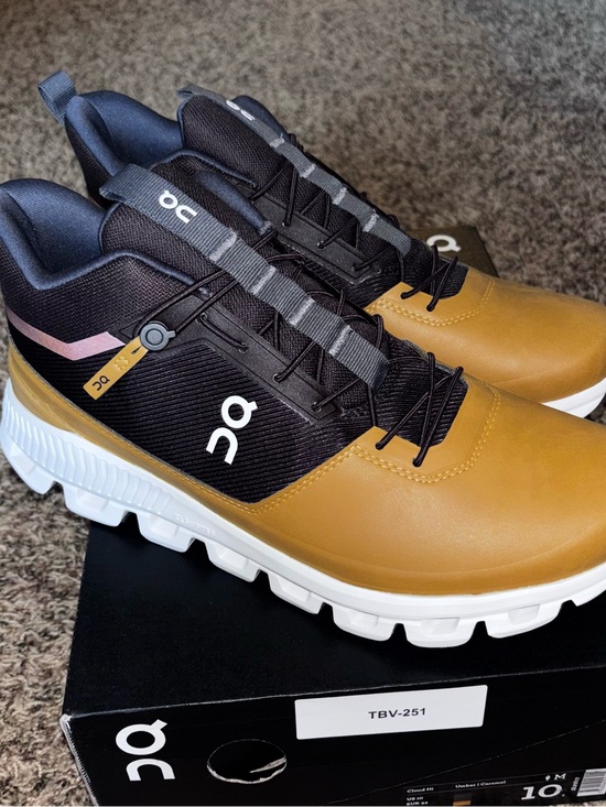 On Running Other - On Cloud Hi Umber Caramel Size 10 Swiss Engineering Sneakers Running Shoes NIB